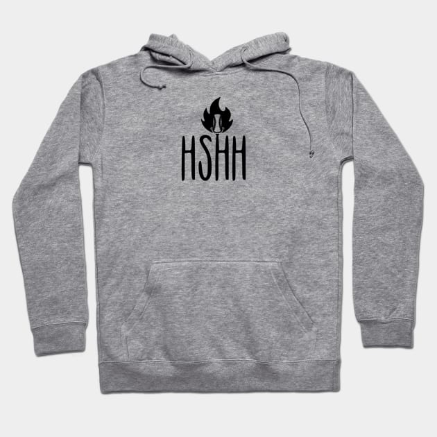 HSHH Alternate Logo - BLACK Hoodie by Half Street High Heat